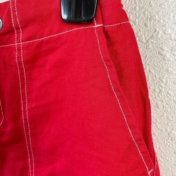 NWT Sanctuary Return to Love Lace Up Linen Blend Mini Skirt Size XS - Picture 2 of 5